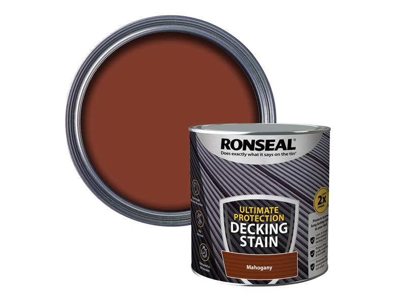 Ronseal Ultimate Protection Decking Stain Rich Mahogany 2.5 litre RSLNUDSRM25L