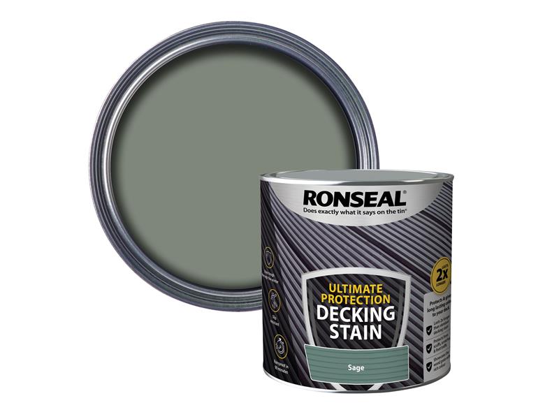 Ronseal Ultimate Protection Decking Stain Sage 2.5 litre RSLNUDSS25L