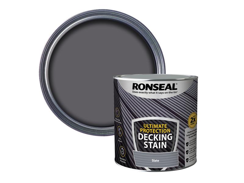 Ronseal Ultimate Protection Decking Stain Slate 2.5 litre RSLNUDSSL25L