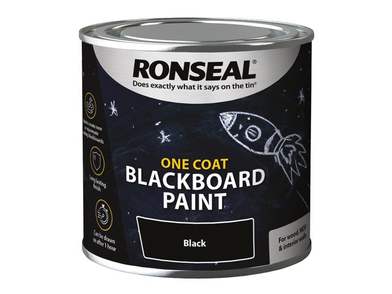 Ronseal One Coat Blackboard Paint 250ml RSLOCBBP250