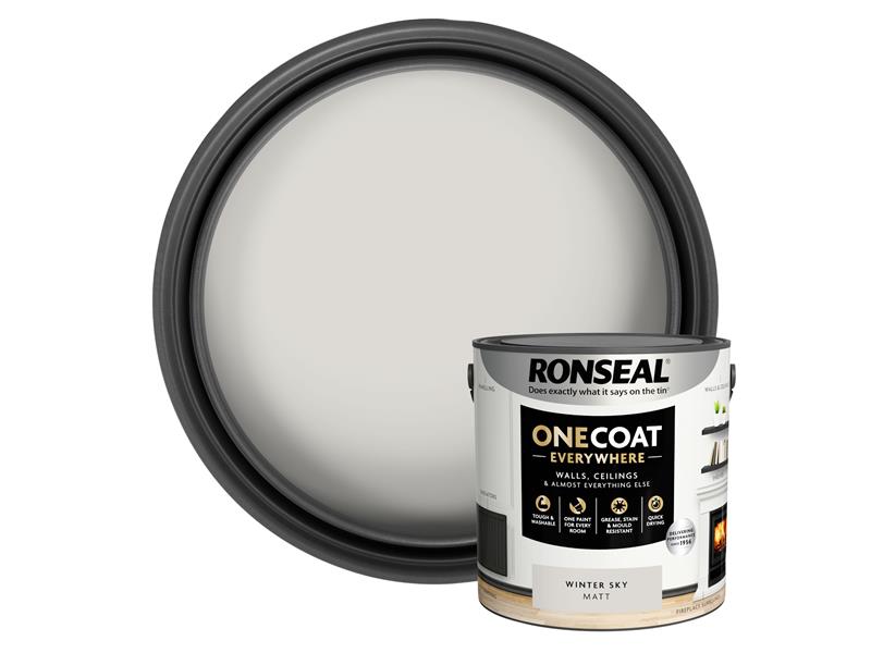 Ronseal One Coat Everywhere Interior Winter Sky Matt 2.5 litre RSLOCEWSM25L