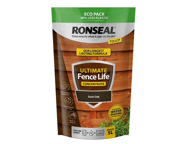 Ronseal Ultimate Fence Life Concentrate Dark Oak 950ml RSLUFLCDO950