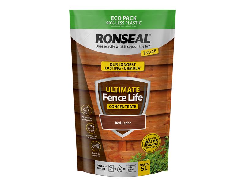 Ronseal Ultimate Fence Life Concentrate Red Cedar 950ml RSLUFLCRC950