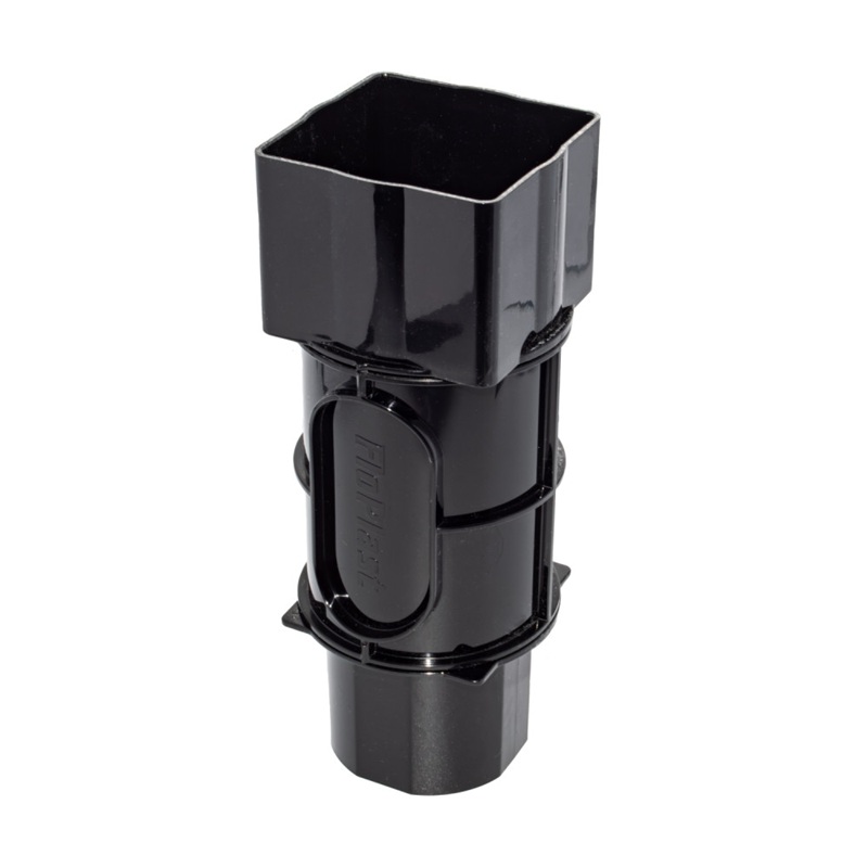 Floplast RX2BL 65mm Square / 68mm Round Downpipe Access Pipe - Black