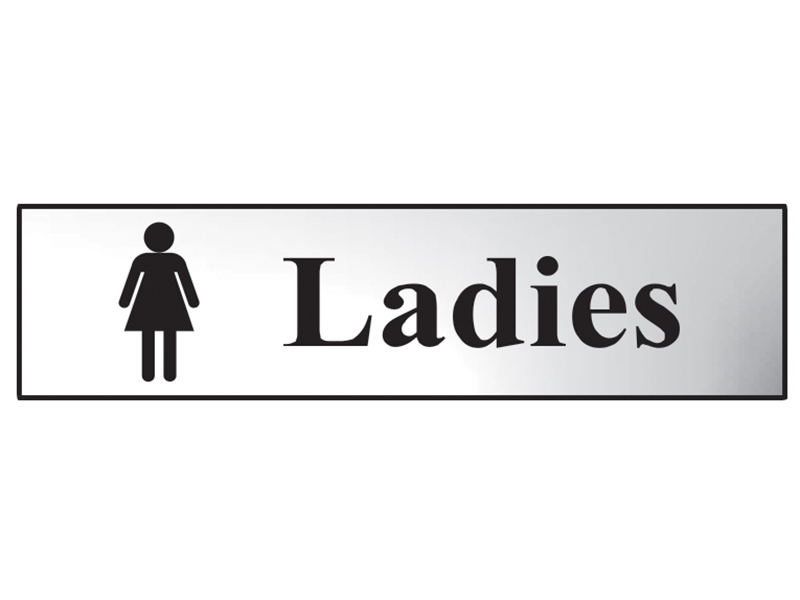 Scan Ladies - Polished Chrome Effect 200 x 50mm SCA6002C