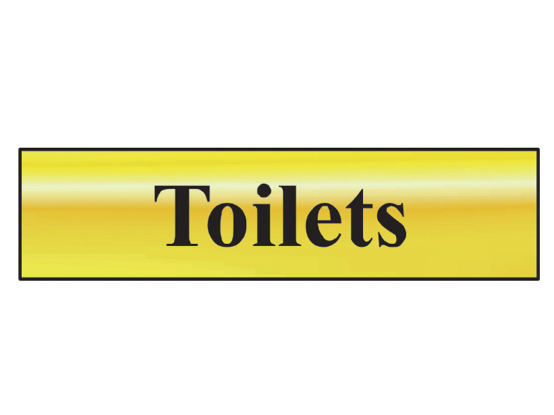 Scan Toilets - Polished Brass Effect 200 x 50mm SCA6005