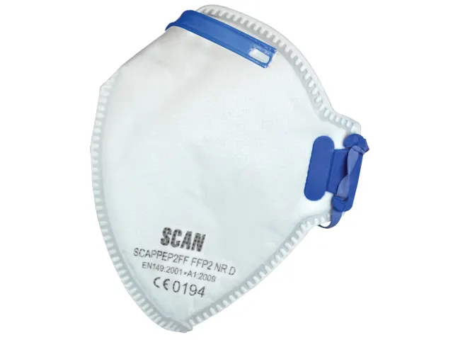 Scan Fold Flat Disposable Mask FFP2 (Pack of 3)