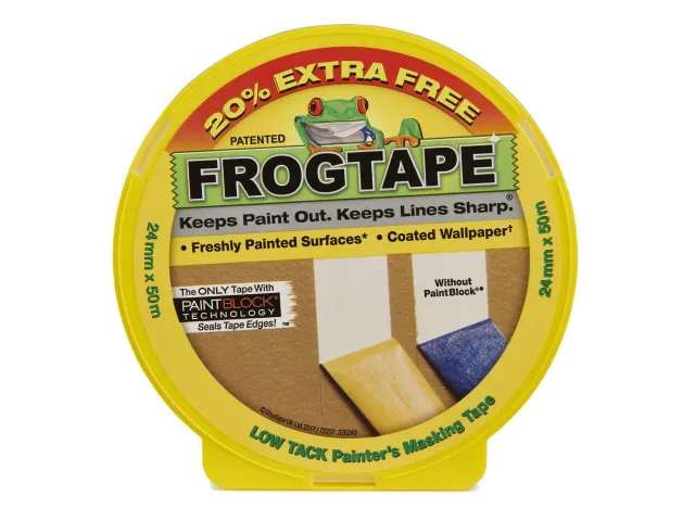 Shurtape Frog Tape Delicate Surface Masking Tape 24mm x 50 Metre - 202552
