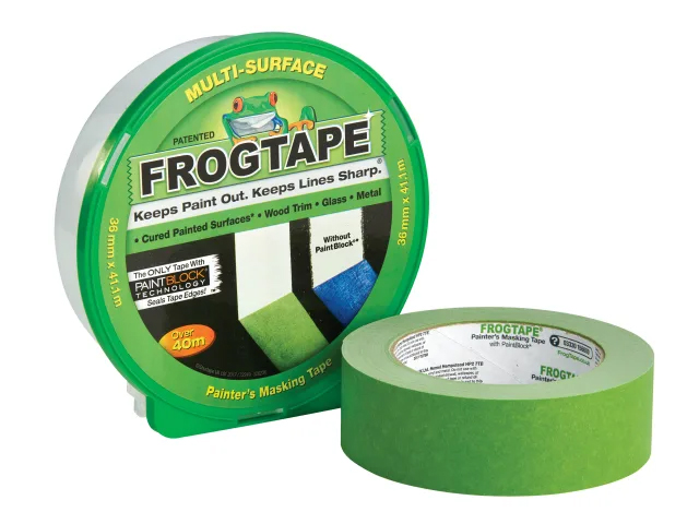Shurtape Frog Tape Multi Surface Masking Tape 36mm x 41.1 Metre - 155874