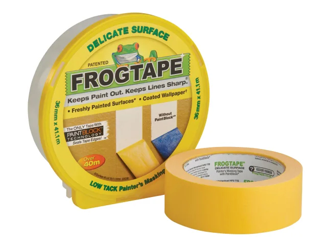 Shurtape Frog Tape Delicate Surface Masking Tape 36mm x 41.1 Metre - 207255