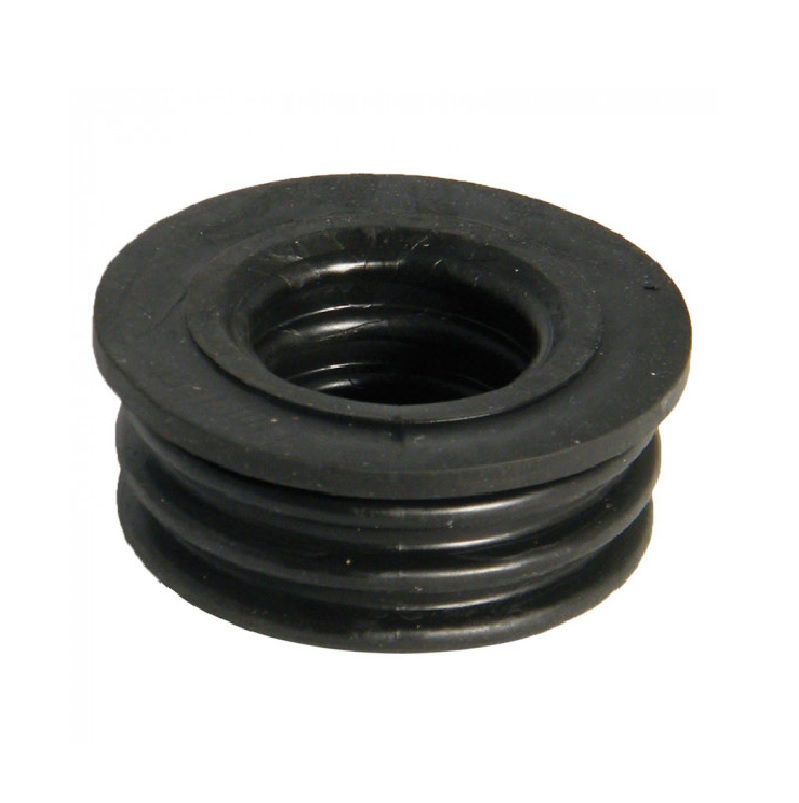 Floplast SP10 110mm/4 Inch Ring Seal Soil System - 32mm Rubber Boss Adaptor Push-Fit - Black