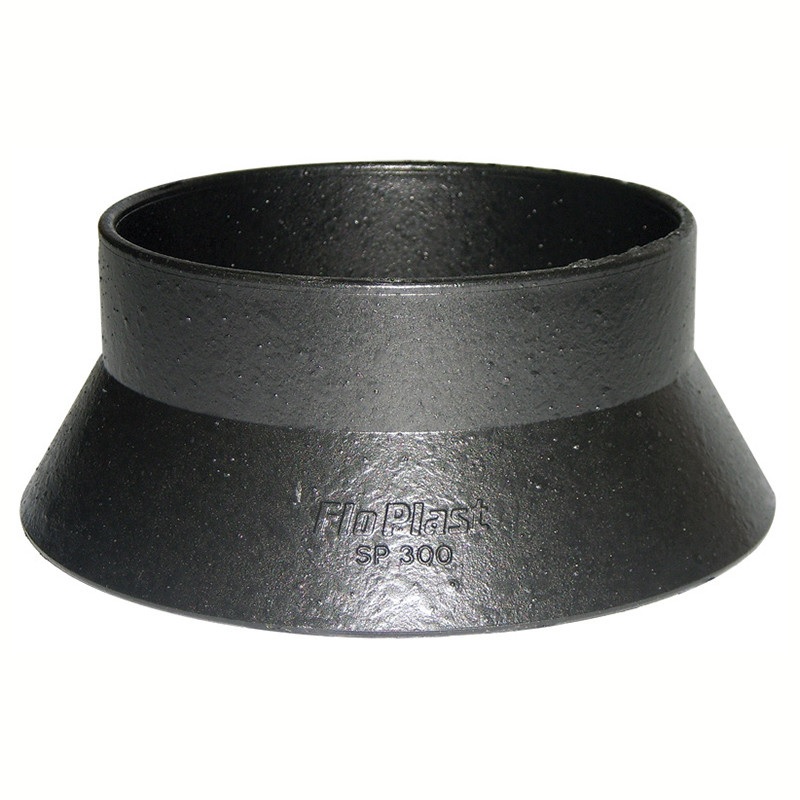 Floplast SP300CI 110mm Ring Seal Soil System - Weathering Collar - Faux Cast Iron