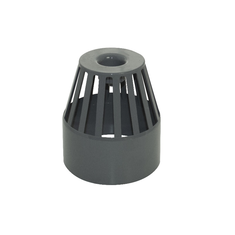 Floplast SP302AG 110mm / 4in Ring Seal Soil System - Vent Terminal - Anthracite Grey