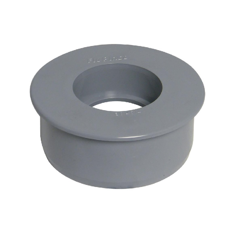 Floplast SP95GR 110mm / 4in Ring Seal Soil System - 110mm Reducer (Boss Adaptor Required) - Grey