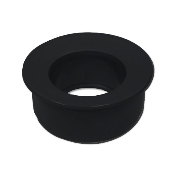 Floplast SP96BL 110mm/4 Inch Ring Seal Soil System - Reducer to 68mm Round Downpipe - Black