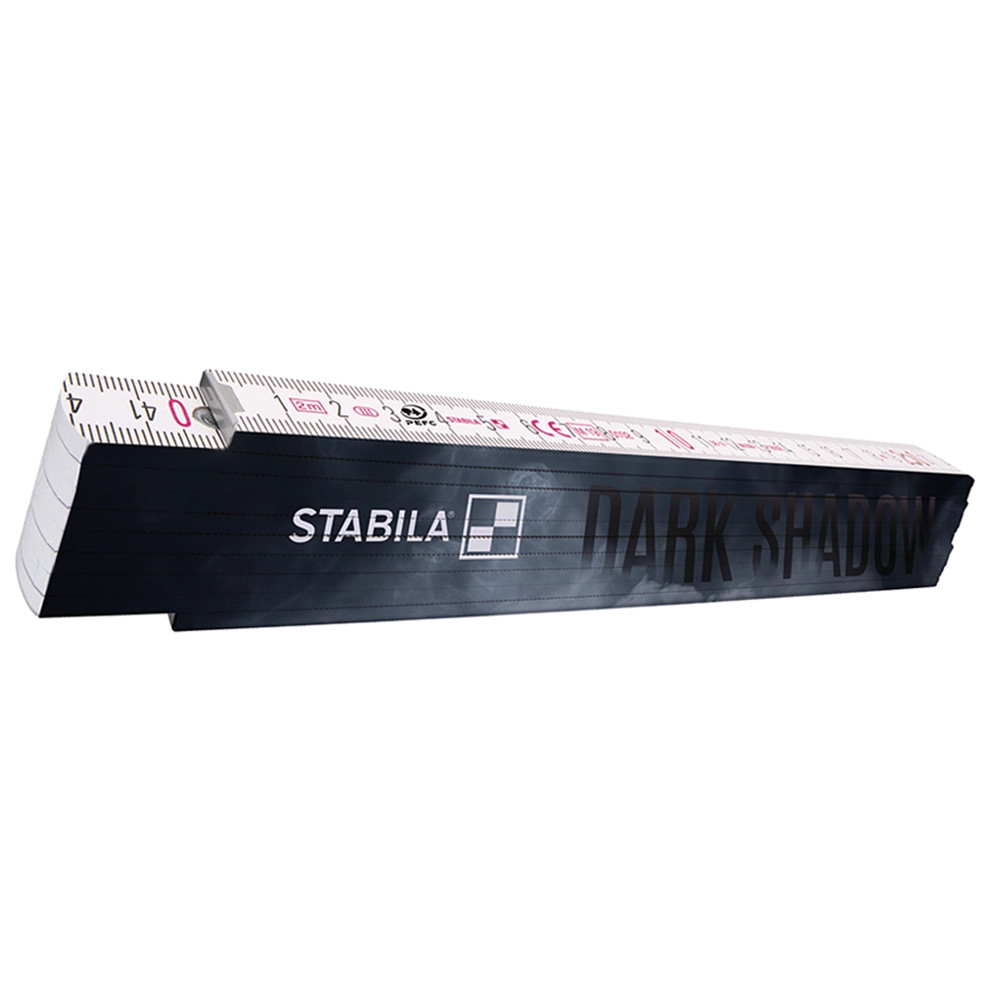 Stabila STB14282D Dark Shadow 1407 2m Wooden Folding Rule
