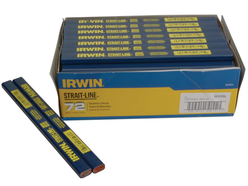 IRWIN STL66305 STRAIT-LINE Carpenter's Pencil - SOLD EACH