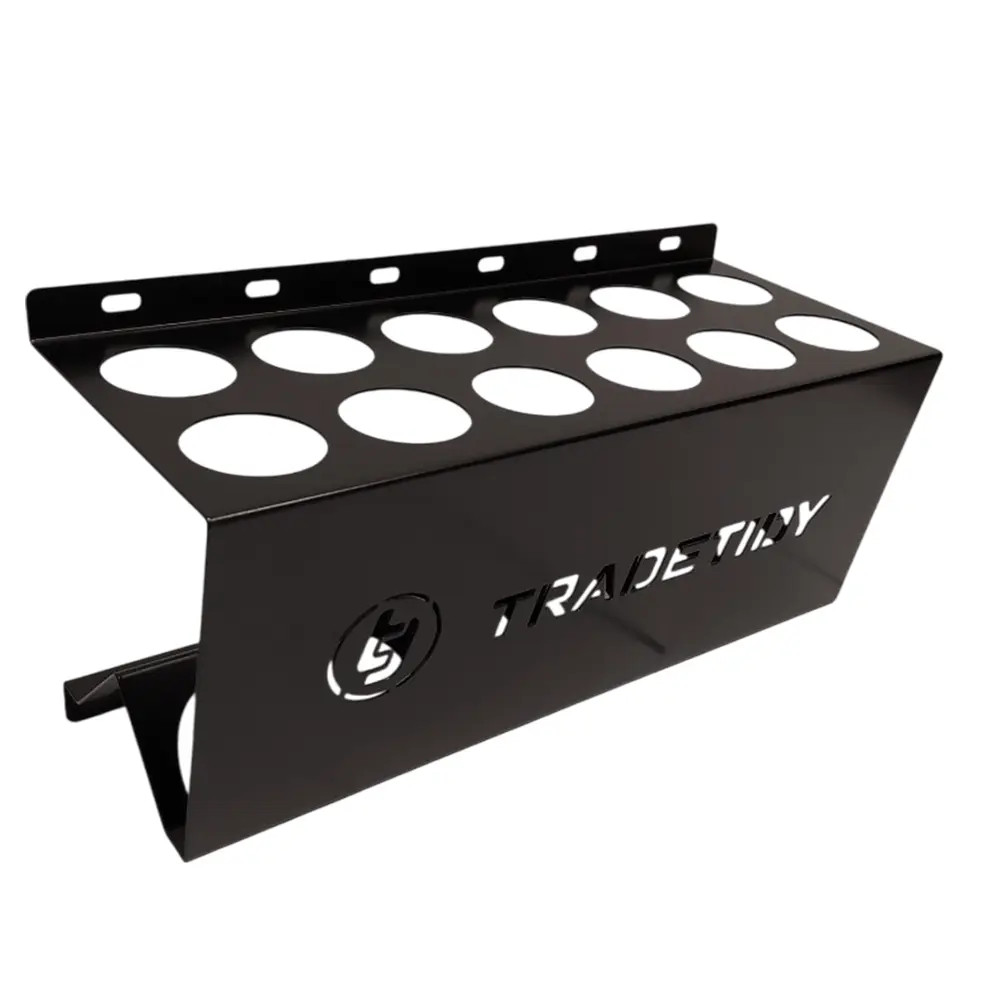 TradeTidy Silicone Tube Holder 12 tubes - Black