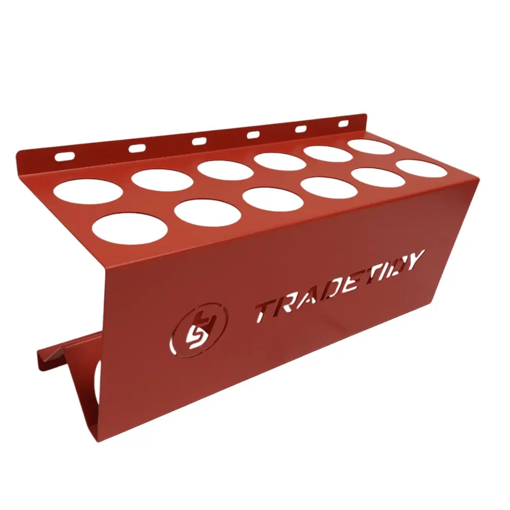 TradeTidy Silicone Tube Holder 12 tubes - Red