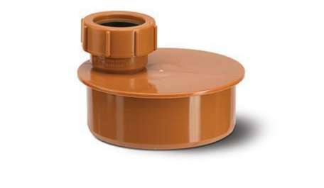 Polypipe 110mm / 4in Underground Waste Pipe Adaptor 32mm Single