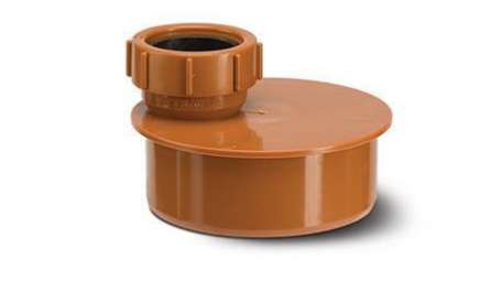 Polypipe 110mm / 4in Underground Waste Pipe Adaptor 40mm Single