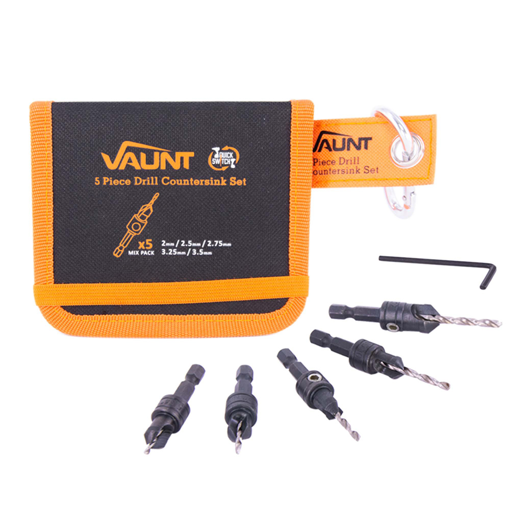 Vaunt 5 Piece Drill Countersink Set - V1318001
