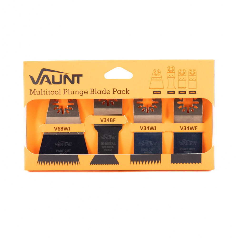 Vaunt 4pc Premium Assorted Multi-Tool Blades