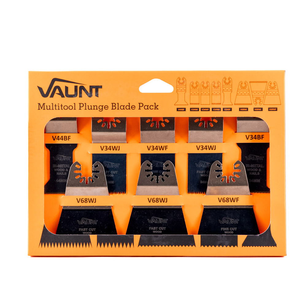 Vaunt 8pc Premium Assorted Multi-Tool Blades