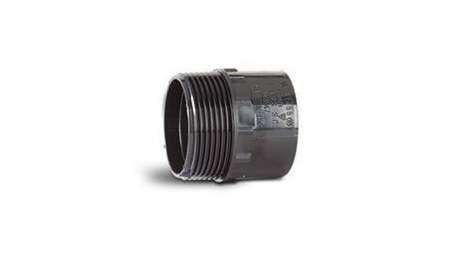 Polypipe 32mm (36mm) ABS Solvent Weld Waste System Male Adaptor - Black