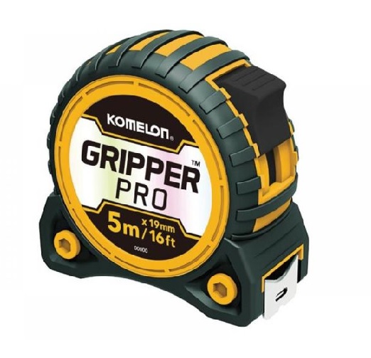 Komelon Gripper 5M/16Ft Single Tape Measure - KOMKG516TAPE