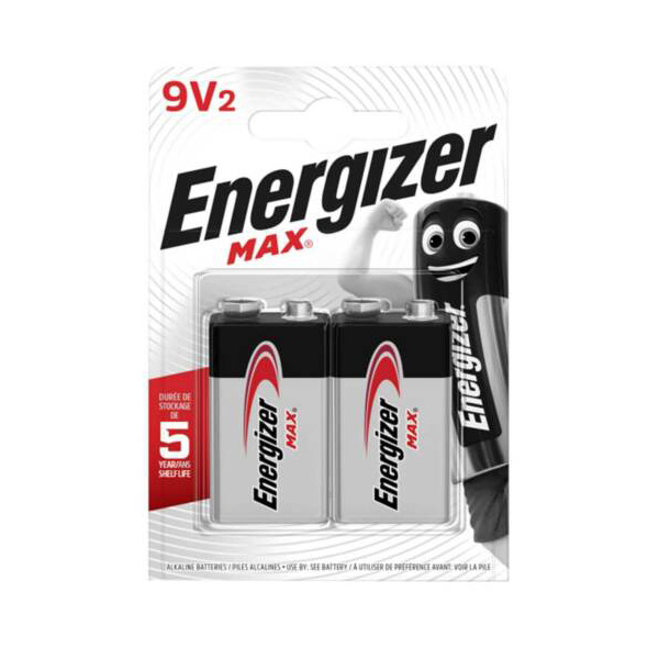 Energizer Batteries 2Pk 9V - XMS23BATT9V