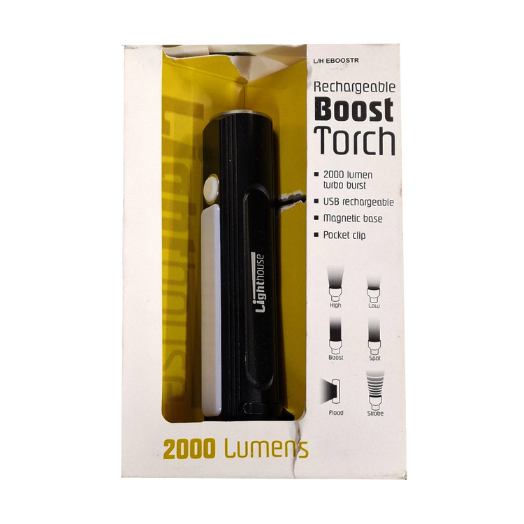 Lighthouse 2000 Lumen Elite Boost Torch - L/HEBOOST