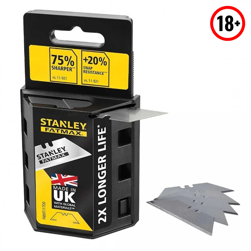 Stanley 100 Pack Stanley Fatmax Blades - XMS23FMAX100