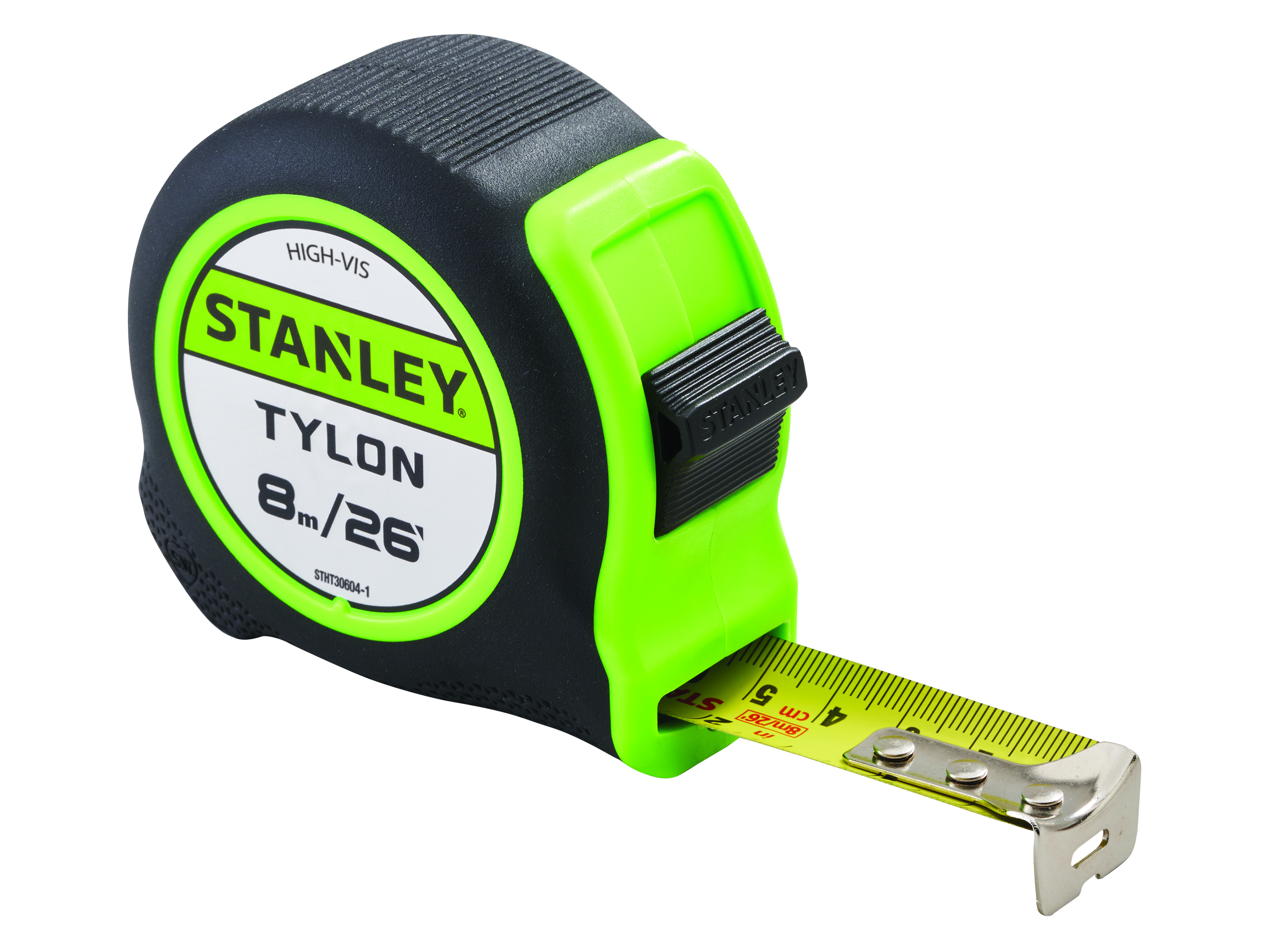 Stanley 8m (26ft) Hi-Vis Tylon Tape