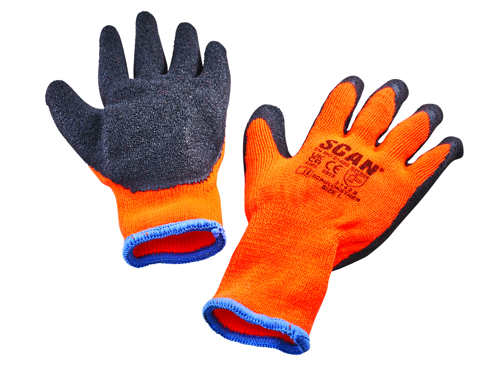 Scan Thermal Latex Gloves (3 Pairs)