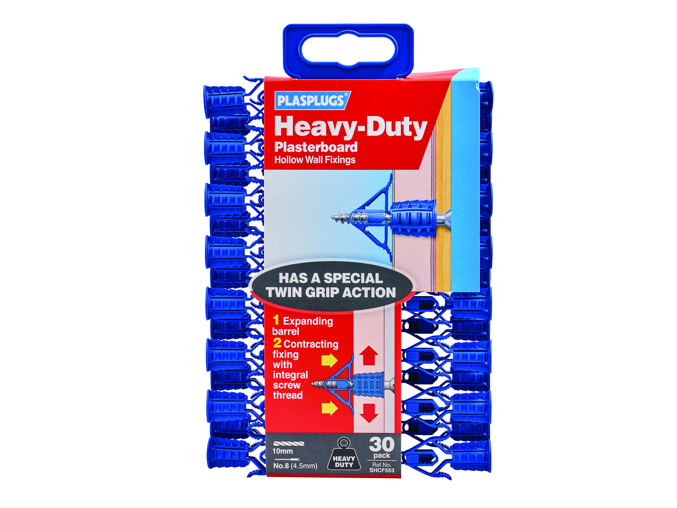 Plasplug Heavy-Duty Plasterboard Fixings