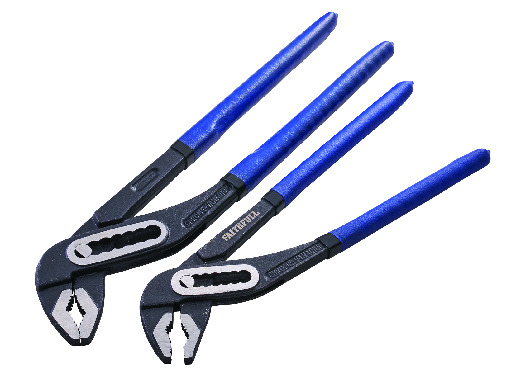 Faithfull Waterpump Plier Twin Pack (250 &amp; 300mm (10 &amp; 12in))