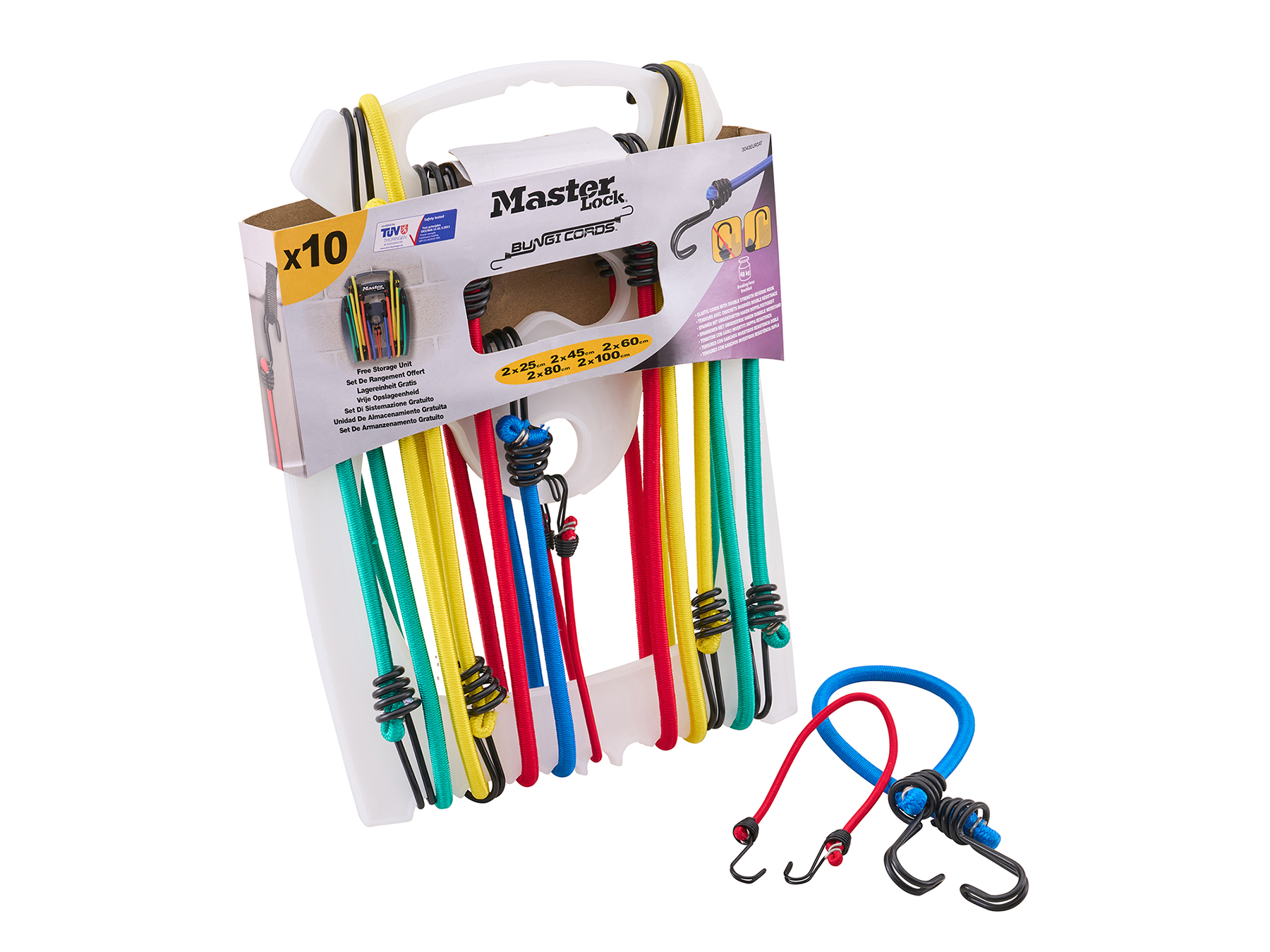 XMS MasterLock 10 Piece Bungee Set XMS26BUNGEE