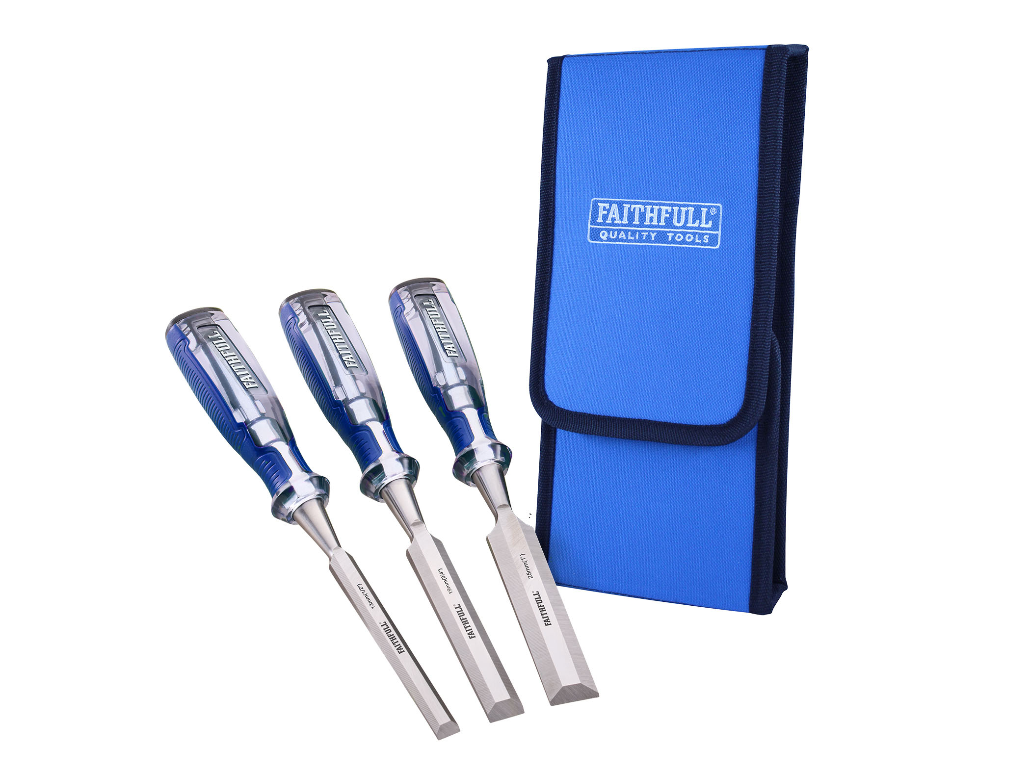 XMS Faithfull 3 Piece Chisel Set XMS26CHISEL3