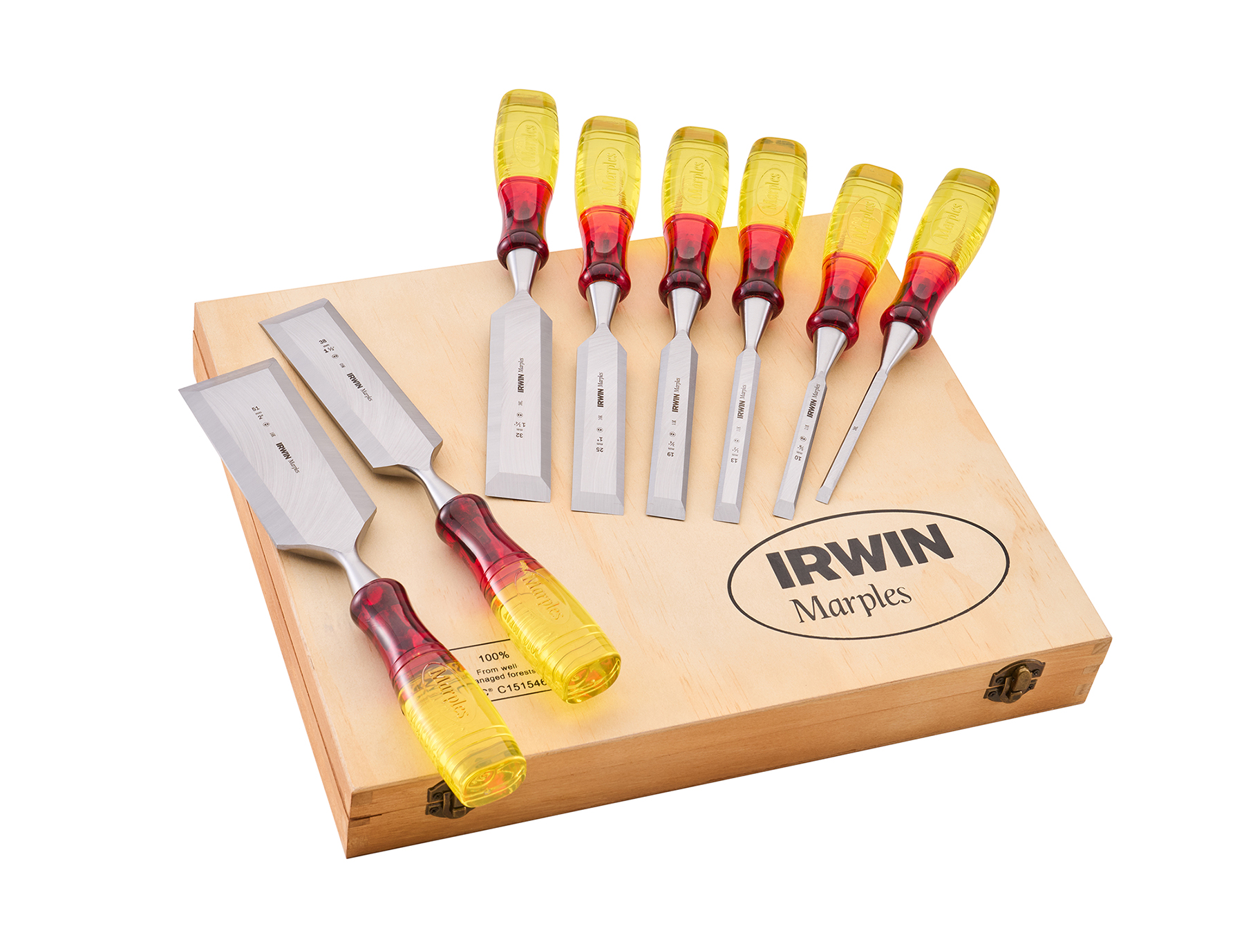 XMS Irwin Marples 8 Piece Chisel Set XMS26CHISEL8