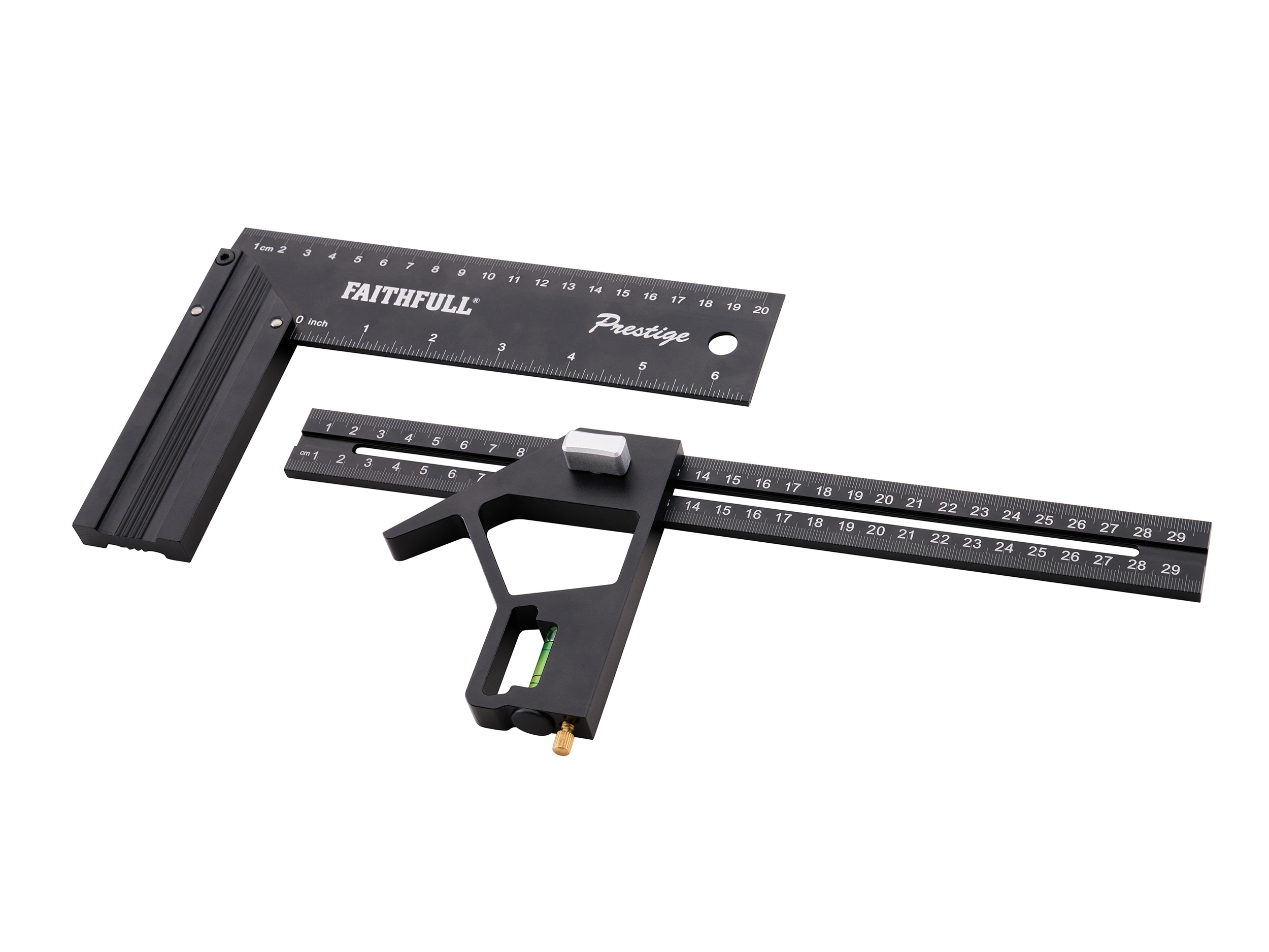 XMS Faithfull Combination & 200mm (8in) Try Square Set XMS26COMBTRY
