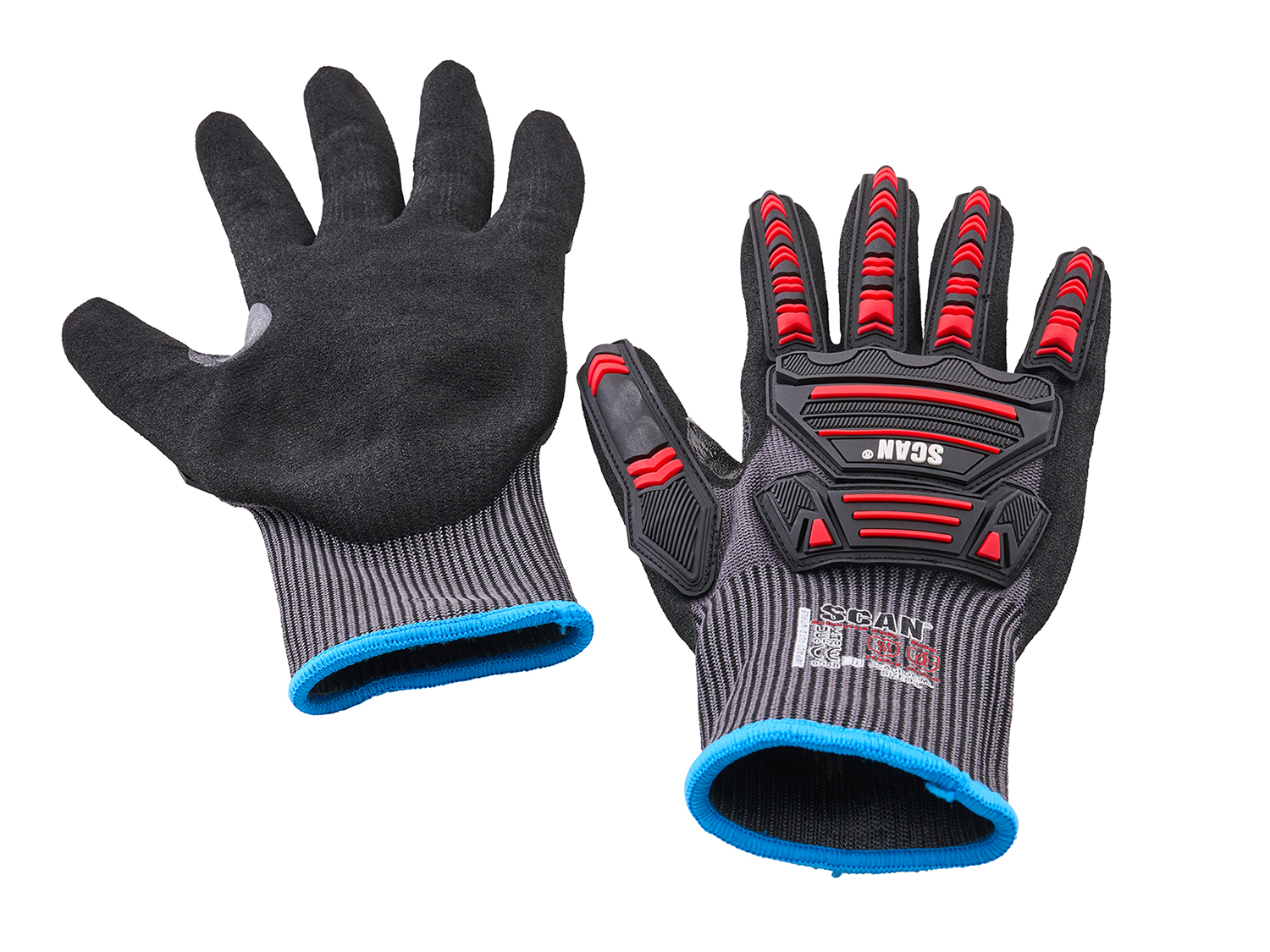 XMS Scan Impact Cut Resistant Gloves with Clip XMS26GLCUTD
