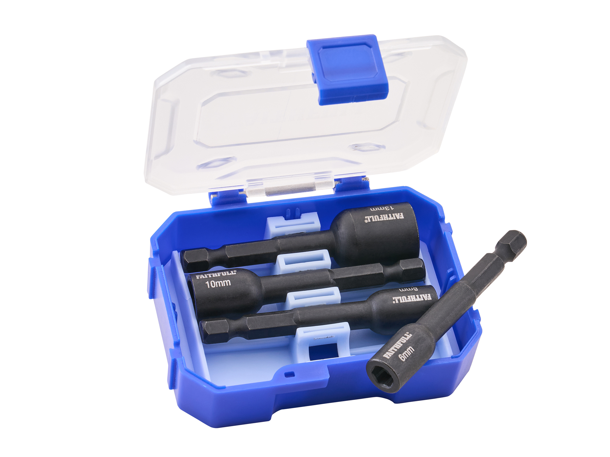XMS Faithfull 4 Piece Impact Nut Driver Set XMS26NUTD4