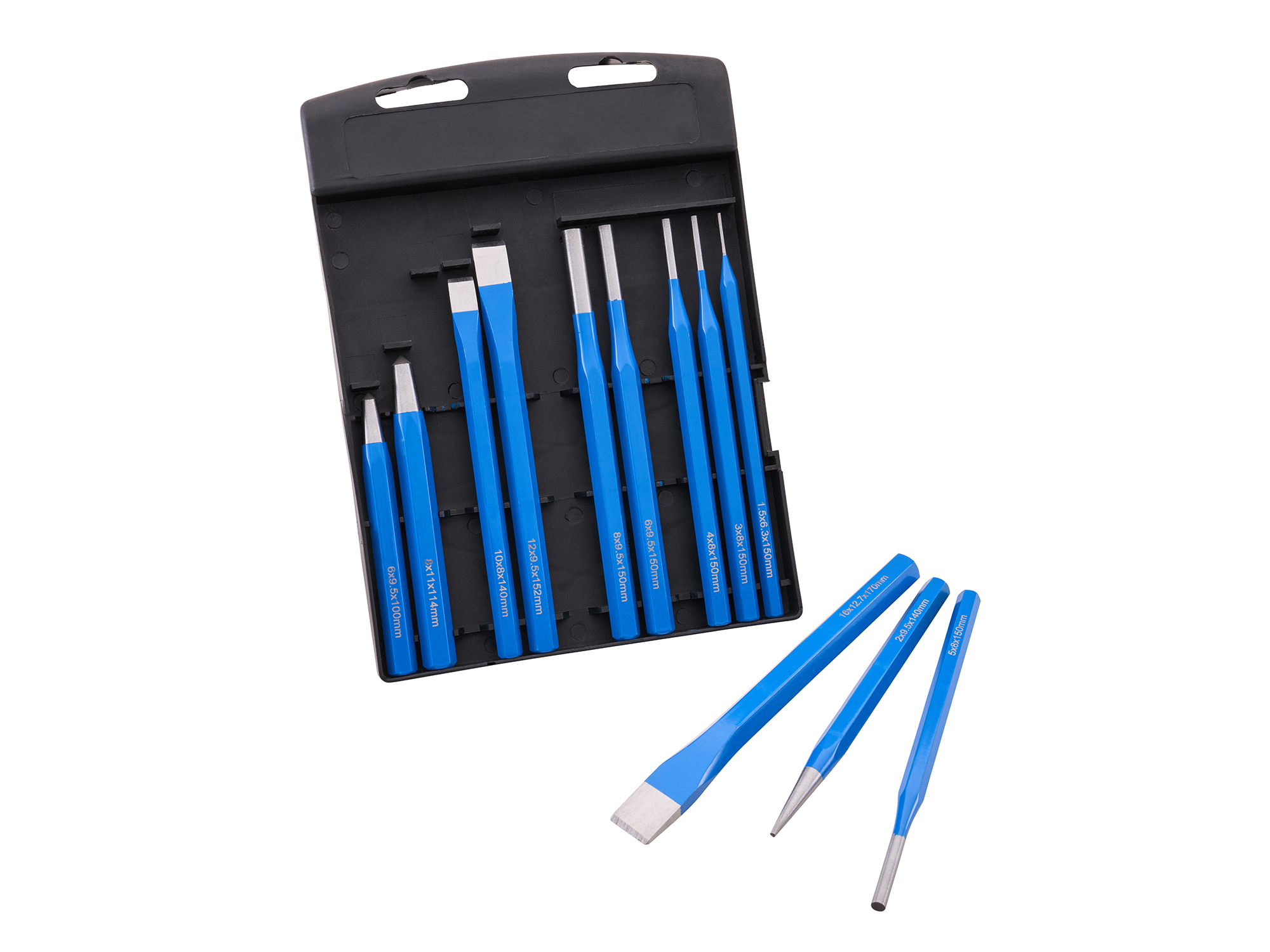 XMS Faithfull 12 Piece Punch & Chisel Set XMS26PUNCH