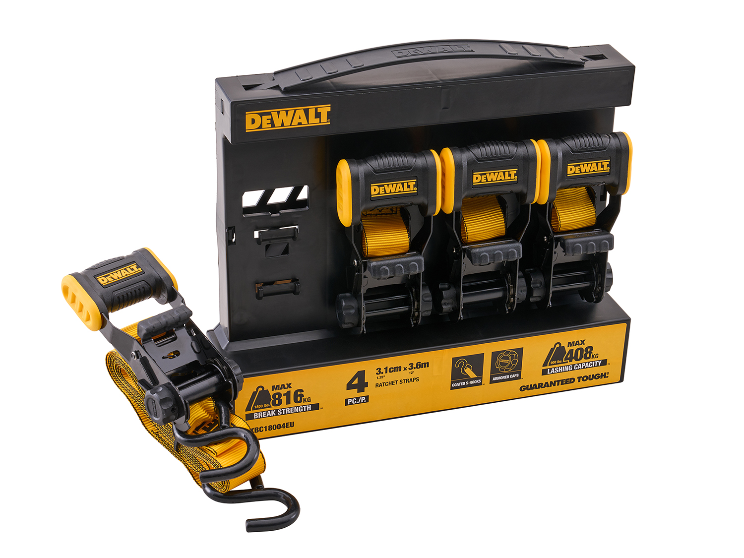 XMS DeWalt 4 Piece Ratchet Strap Set XMS26RATCHET