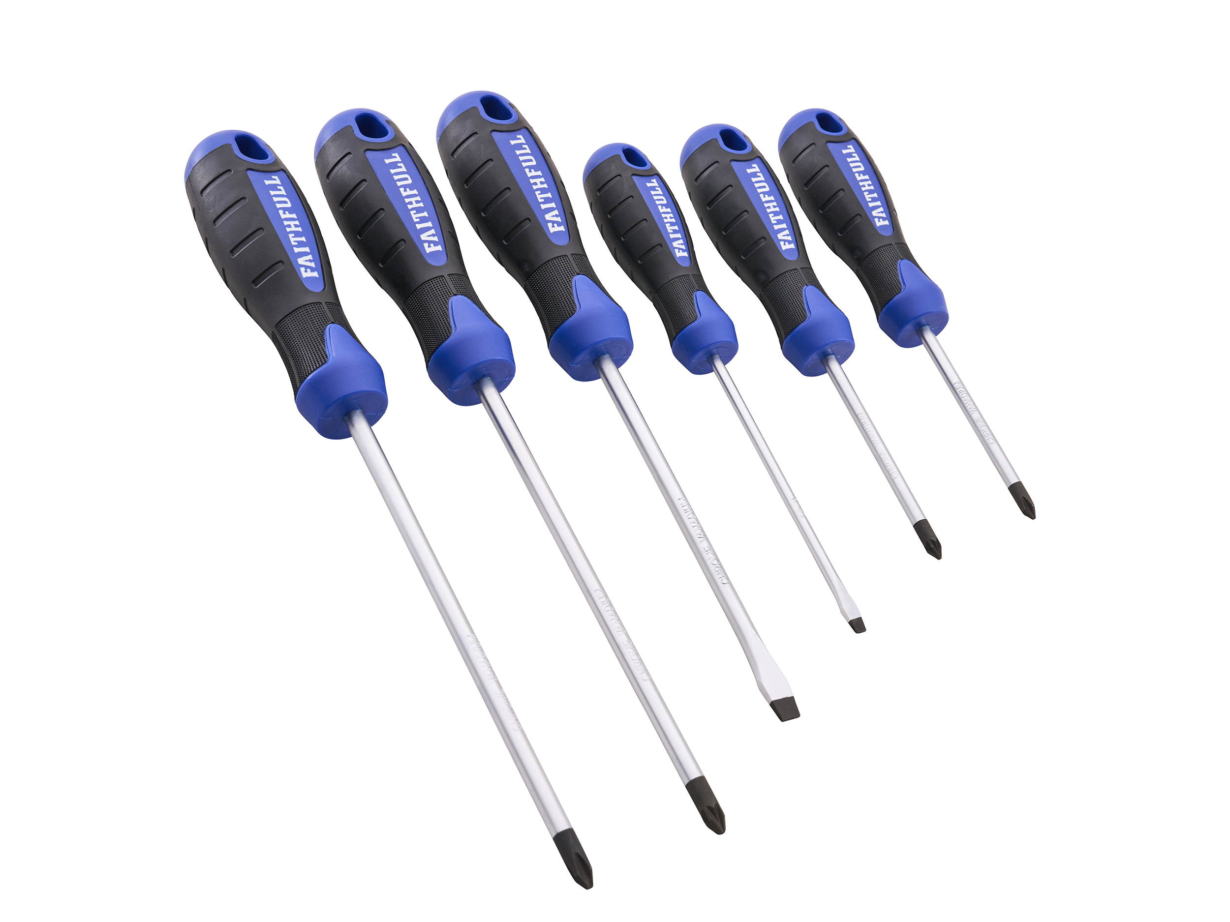 XMS Faithfull 6 Piece Soft Grip Screwdriver Set XMS26SDSET6