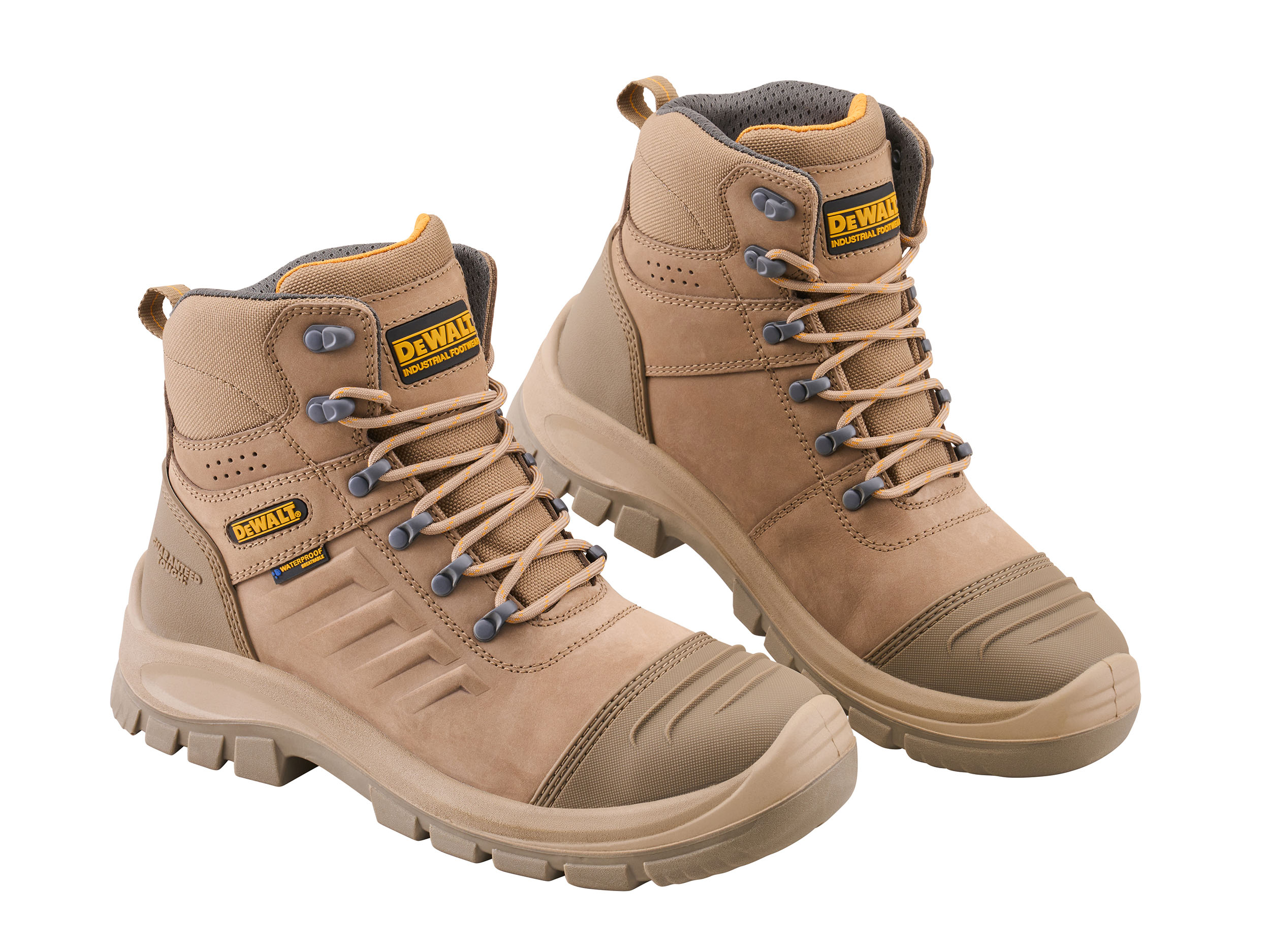 XMS DeWalt Stone Waterproof Work Boots - Size 8 XMS26SNOW8