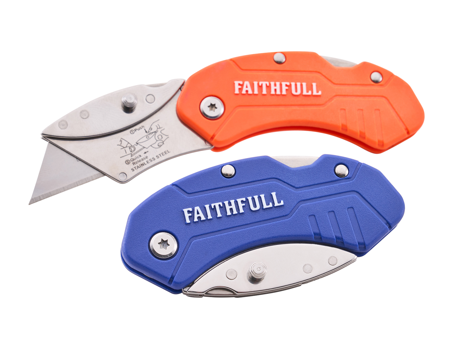 XMS Faithfull Folding Utility Knife XMS26UTILITY