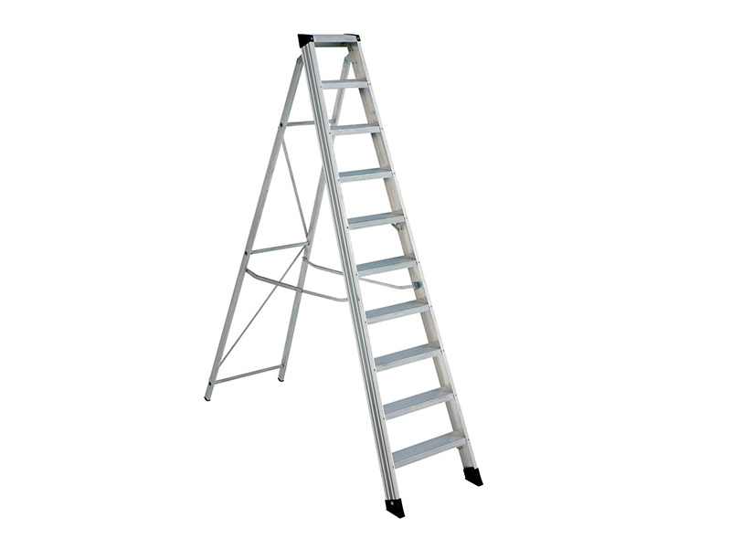 Zarges EN131 Professional Swingback Steps, Open 1.69m Closed 1.91m 8 Rungs ZAR100508