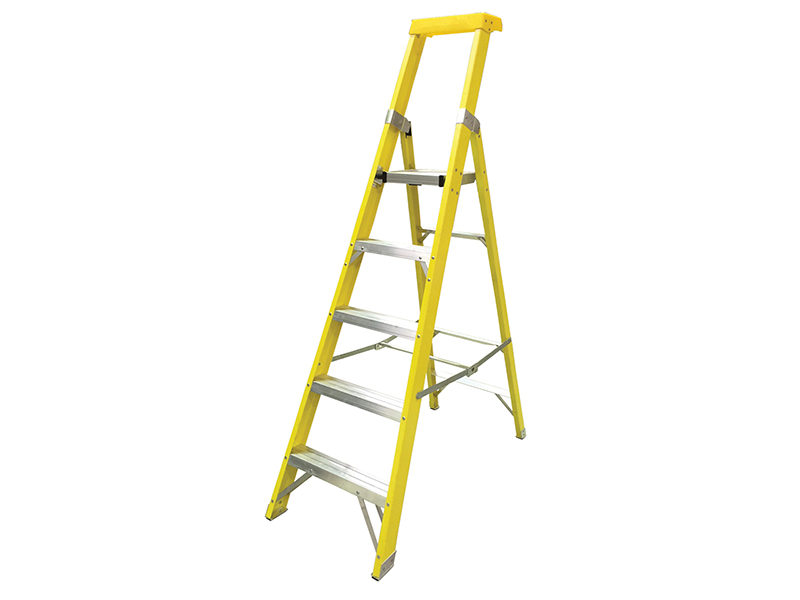 Zarges GRP Platform Steps, Platform Height 1.18m 5 Rungs ZAR300805